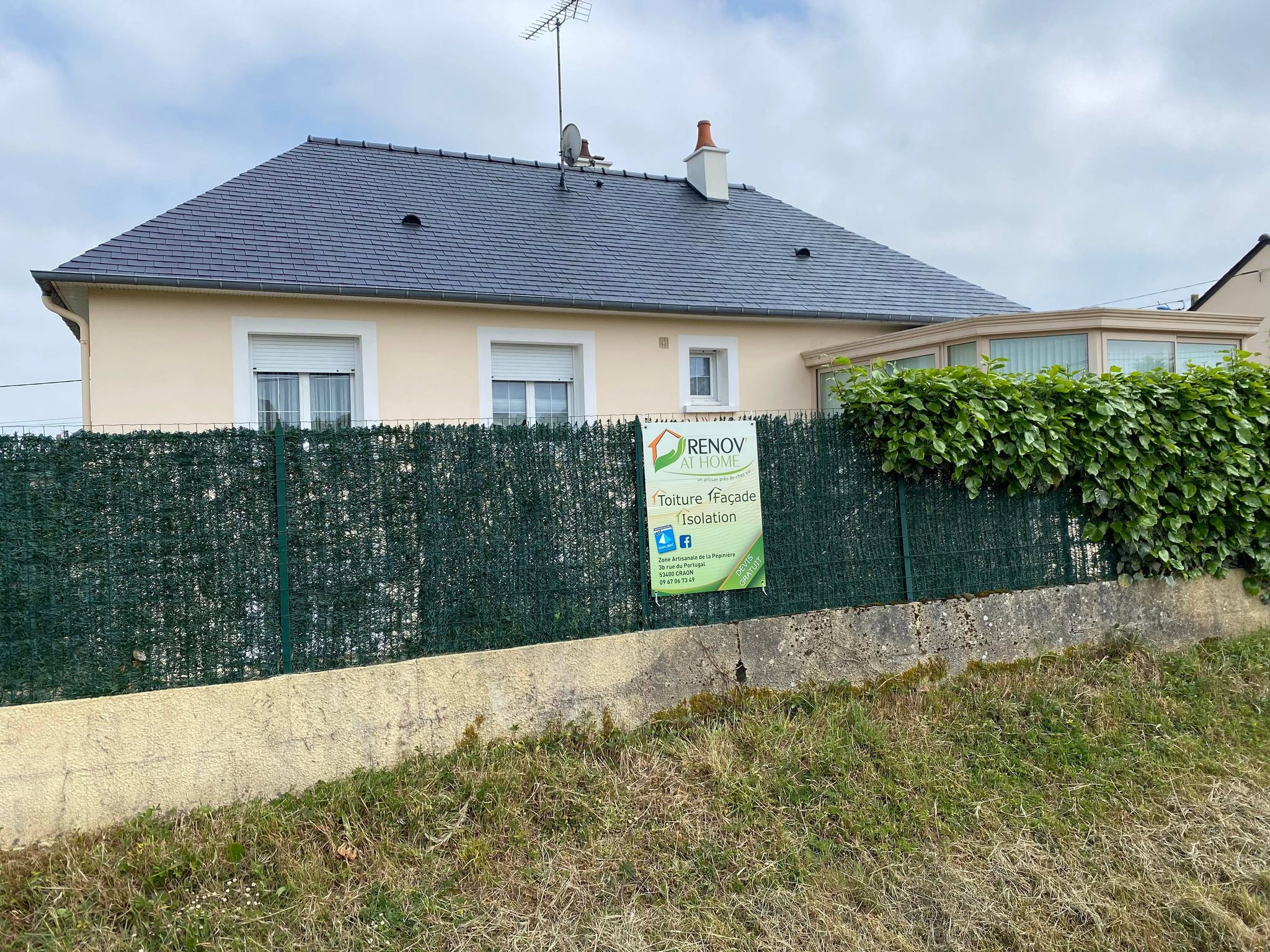 traitement hydrofuge de la toiture