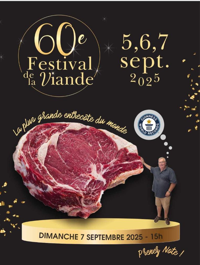 affiche de l'évenement Festival de la Viande 2025