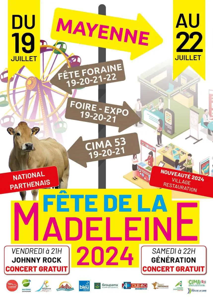 affiche de l'évenement Fête de la madeleine
